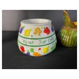 Ceramic Veg Out Planter Pot - Just Chilllin