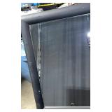 Black Framed Standing Mirror - Full-Length Mirror on Metal Stand