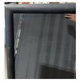 Black Framed Standing Mirror - Full-Length Mirror on Metal Stand