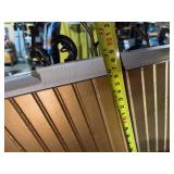 Gold Sunburst Wall Mirror - Square Center Cutout