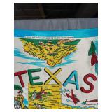 Texas Map Souvenir Scarf