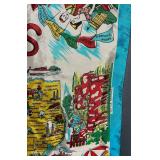 Texas Map Souvenir Scarf