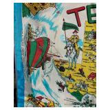 Texas Map Souvenir Scarf