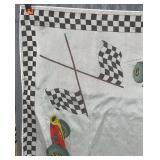 Vintage Indianapolis 500 Souvenir Scarves (Lot of 2) - 29 x 27 - 1960s