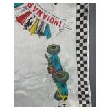 Vintage Indianapolis 500 Souvenir Scarves (Lot of 2) - 29 x 27 - 1960s