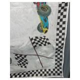 Vintage Indianapolis 500 Souvenir Scarves (Lot of 2) - 29 x 27 - 1960s