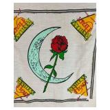 Vintage Indianapolis 500 Souvenir Scarves (Lot of 2) - 29 x 27 - 1960s