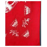 WE Fest 1984 Red Bandana Scarf - Stars Shine in 