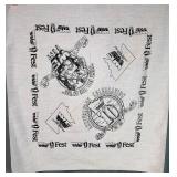 We Fest Souvenir Scarf - Detroit Lakes MN 10th Celebration Memorabilia