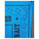 George Strait Souvenir Scarf - Entertainer of the Year Border with Texas Shapes