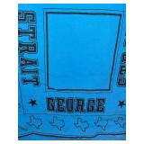 George Strait Souvenir Scarf - Entertainer of the Year Border with Texas Shapes