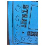 George Strait Souvenir Scarf - Entertainer of the Year Border with Texas Shapes