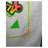 Alabama Crimson Tide Souvenir Scarf - Neon Green/Yellow Print, Autographed, Retro Design