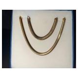 Gold-Tone Snake Chain Necklace Set - 3-Piece