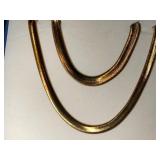 Gold-Tone Snake Chain Necklace Set - 3-Piece