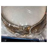 Bracelet - Gold-Tone Pavé Crystal Circle Bangle