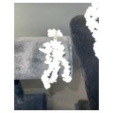 White Floral Beaded Necklace & Bracelet Set