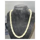 Gold Tone Necklace & Bracelet Set - Dense Link Chain, 2-Piece Jewelry