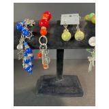 Beaded Bracelets & Earrings (Lot of 4)