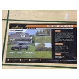 Landhonor 21 x 13 Ft Metal Carport (LHR-MC2113)