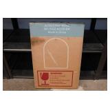 Black Framed Arched Wall Mirror - 22"x30"