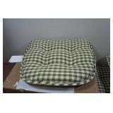 Set of Four Indoor/Outdoor Non-Slip Chair Cushions