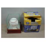 Kent Hrbek Signed Baseball in Display Case