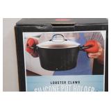 *2* Sets of Lobster Claw Silicone Pot Holders