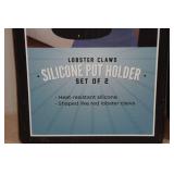 *2* Sets of Lobster Claw Silicone Pot Holders