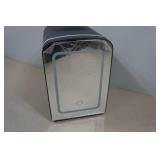 Portable Mirrored Front Mini Beauty Fridge with Light
