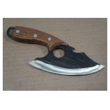 Rolled Carbon Steel Finger Hole Knife