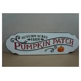 Decorative Metal Sign - 30"x9"