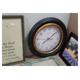Assorted Home Décor - Wall Clocks, Wine Rack, Mirror, Candles, Frames
