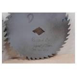 *3* Hand Painted Circular Saw Blades