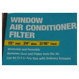 *2* Frost King Window Air Conditioner Filters - 15"x24"x3/16"