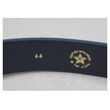 Boston Leather 1.5" Hook & Loop Belt - Size 44