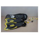 Cressi Adult Rondine Palau Fin Snorkel Set - Fin Size XS/S