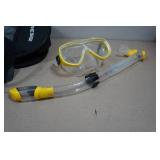 Cressi Adult Rondine Palau Fin Snorkel Set - Fin Size XS/S