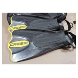 Cressi Adult Rondine Palau Fin Snorkel Set - Fin Size L/XL