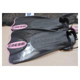 Cressi Adult Rondine Palau Fin Snorkel Set - Fin Size XS/S