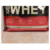 NEW OPTIMUM NUTRITION GOLD STANDARD WHEY VANILLA ICE CREAM