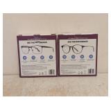 (2) NEW FOSTER GRANT +1.50 READING GLASSES 3PK