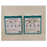 (2) NEW FOSTER GRANT +2.00 READING GLASSES 3PK
