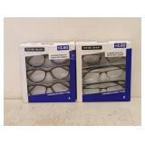(2) NEW FOSTER GRANT +2.50 READING GLASSES 3PK