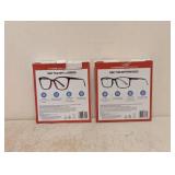 (2) NEW FOSTER GRANT +3.00 READING GLASSES 3PK