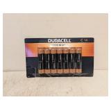 NEW DURACELL C BATTERIES 14PK