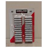 NEW KIRKLAND SIGNATURE AA BATTERIES 48PK