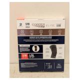 NEW COPPERFIT ELITE COMPRESSION KNEE SLEEVE S/M 2PK