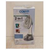 NEW CONAIR 2-IN-1 STEAMER & IRON WITH GENTLE TEMP