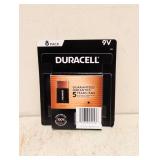 NEW DURACELL 9V BATTERIES 8PK